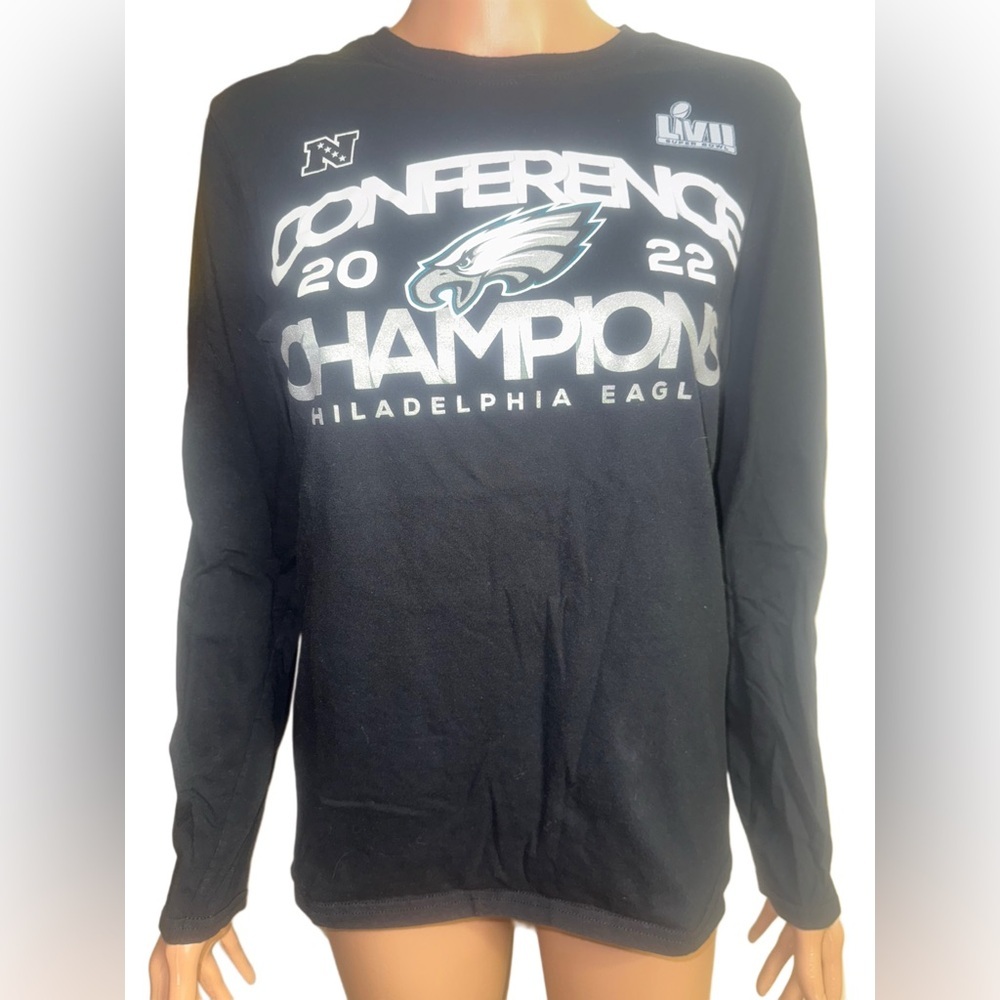 Fanatics Black Philadelphia Eagles Conference Champions Long Sleeve Shirt